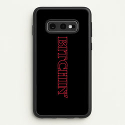 Stranger Bitchin' Logo  - Stranger Things Phone Case for Galaxy S10e