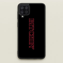 Stranger Bitchin' Logo  - Stranger Things Phone Case for Galaxy A12