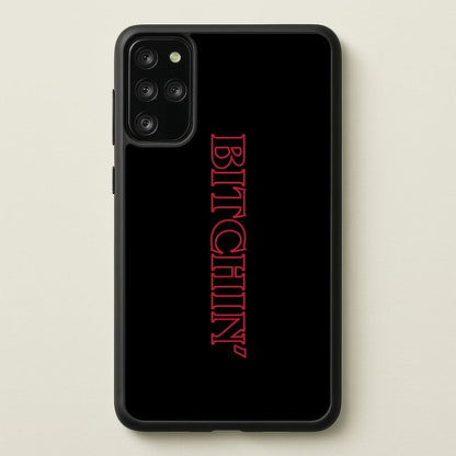 Stranger Bitchin' Logo  - Stranger Things Phone Case for Galaxy S20 Plus