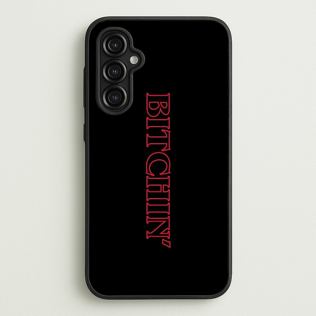Stranger Bitchin' Logo  - Stranger Things Phone Case for Galaxy A14