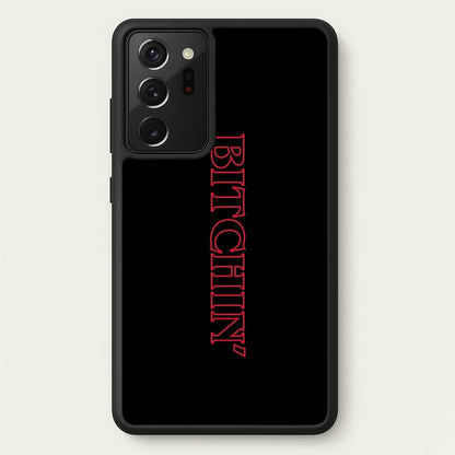 Stranger Bitchin' Logo  - Stranger Things Phone Case for Galaxy Note 20 Ultra