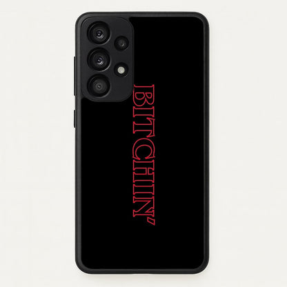 Stranger Bitchin' Logo  - Stranger Things Phone Case for Galaxy A33
