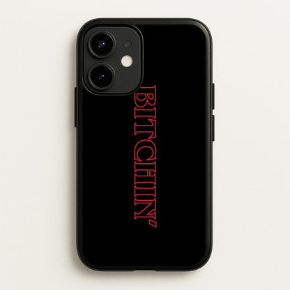Stranger Bitchin' Logo  - Stranger Things Phone Case for iPhone 12 / 12 Pro
