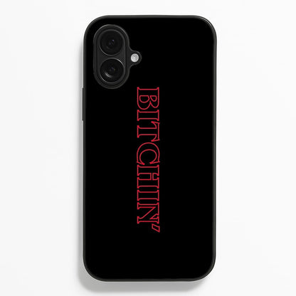 Stranger Bitchin' Logo  - Stranger Things Phone Case for iPhone 16 Plus