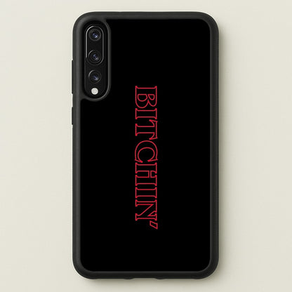 Stranger Bitchin' Logo  - Stranger Things Phone Case for Huawei P20 Pro