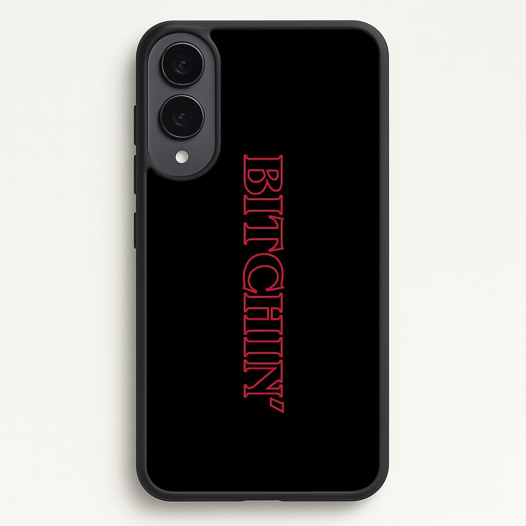 Stranger Bitchin' Logo  - Stranger Things Phone Case for Galaxy S25 Edge