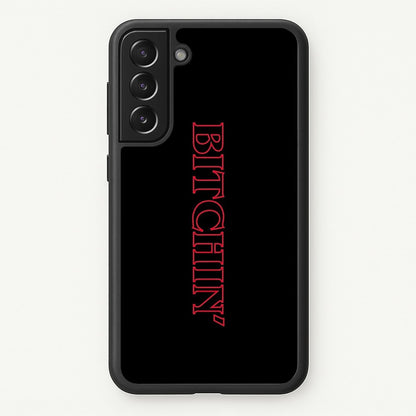 Stranger Bitchin' Logo  - Stranger Things Phone Case for Galaxy S22 Plus