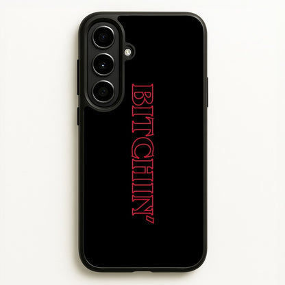 Stranger Bitchin' Logo  - Stranger Things Phone Case for Galaxy A56