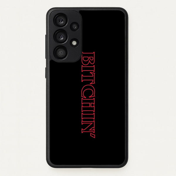 Stranger Bitchin' Logo  - Stranger Things Phone Case for Galaxy A53