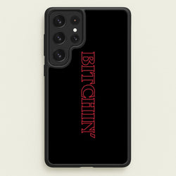 Stranger Bitchin' Logo  - Stranger Things Phone Case for Galaxy S22 Ultra