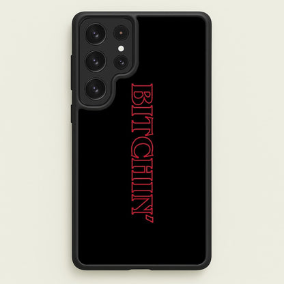 Stranger Bitchin' Logo  - Stranger Things Phone Case for Galaxy S22 Ultra
