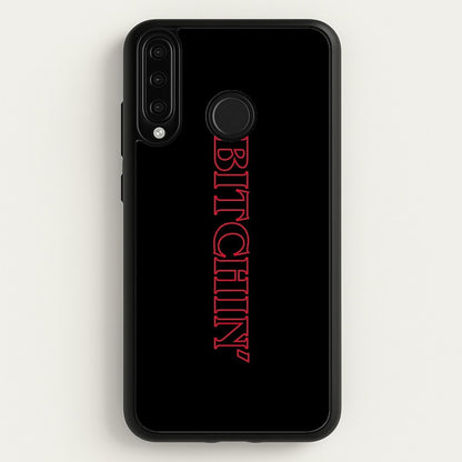 Stranger Bitchin' Logo  - Stranger Things Phone Case for Huawei P30 Lite