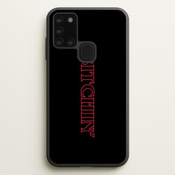 Stranger Bitchin' Logo  - Stranger Things Phone Case for Galaxy A21s
