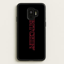 Stranger Bitchin' Logo  - Stranger Things Phone Case for Galaxy S9