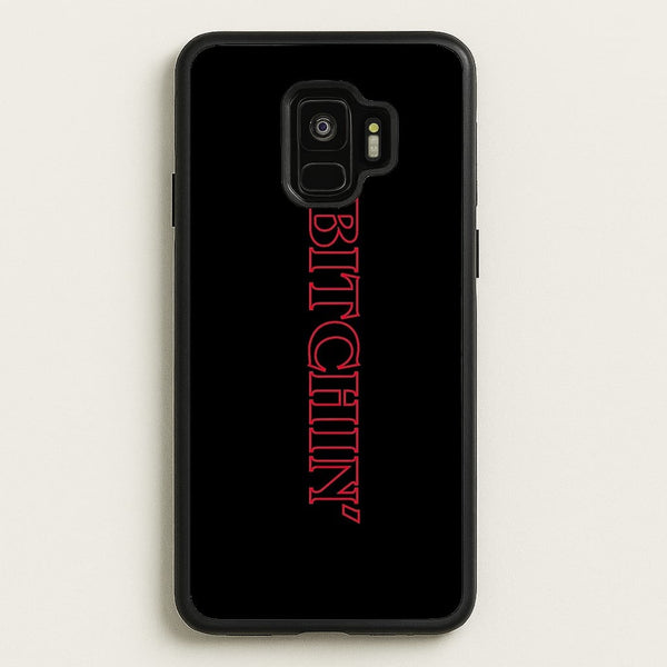 Stranger Bitchin' Logo  - Stranger Things Phone Case for Galaxy S9