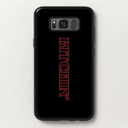 Stranger Bitchin' Logo  - Stranger Things Phone Case for Galaxy S8 Plus