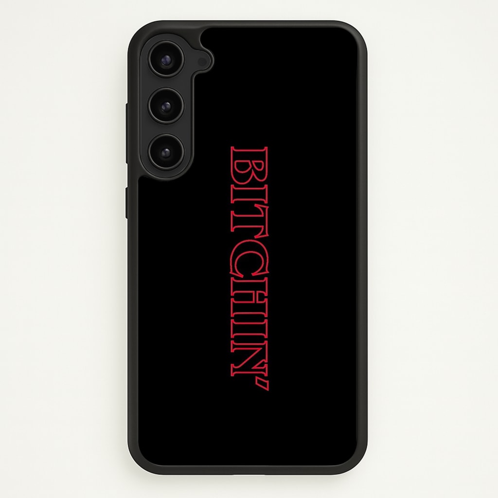 Stranger Bitchin' Logo  - Stranger Things Phone Case for Galaxy S23 Plus