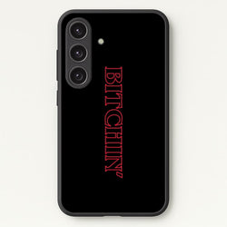 Stranger Bitchin' Logo  - Stranger Things Phone Case for Galaxy S24 Plus
