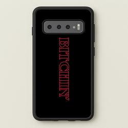 Stranger Bitchin' Logo  - Stranger Things Phone Case for Galaxy S10 Plus