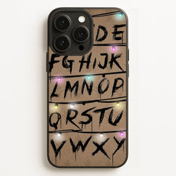 Stranger Alphabet Wall  - Stranger Things Phone Case for iPhone 16 Pro Max