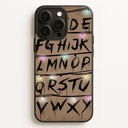 Stranger Alphabet Wall  - Stranger Things Phone Case for iPhone 16 Pro Max