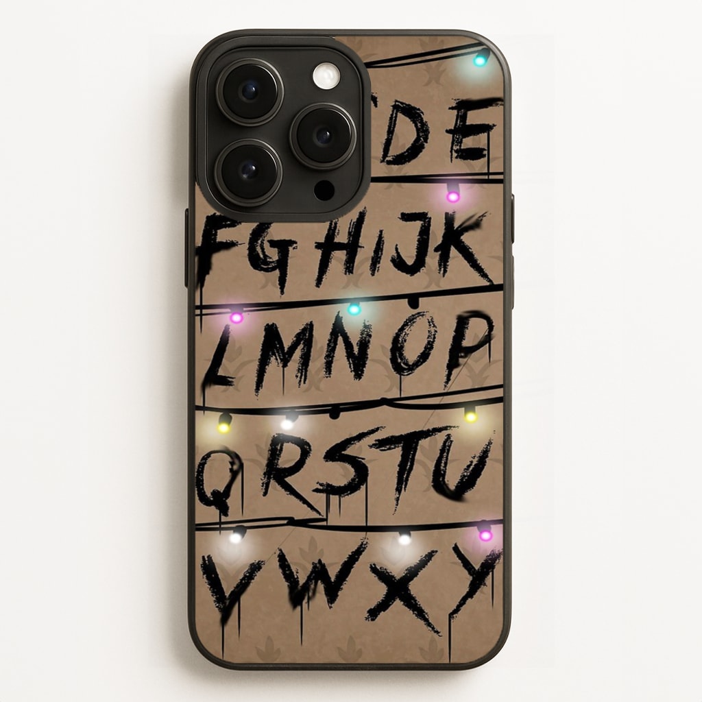 Stranger Alphabet Wall  - Stranger Things Phone Case for iPhone 12 Pro Max