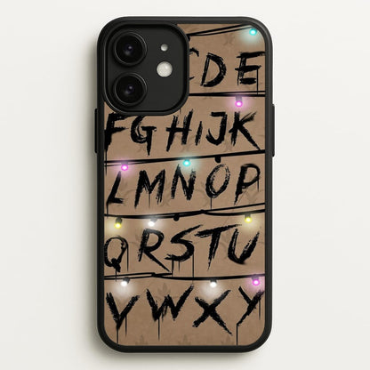 Stranger Alphabet Wall  - Stranger Things Phone Case for iPhone 11