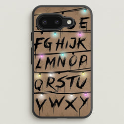 Stranger Alphabet Wall  - Stranger Things Phone Case for Google Pixel 9a