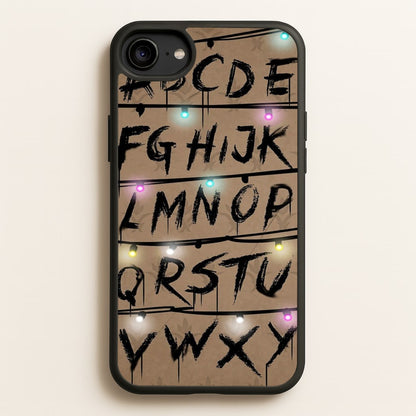 Stranger Alphabet Wall  - Stranger Things Phone Case for iPhone 6 / 7 / 8 / SE