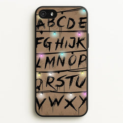 Stranger Alphabet Wall  - Stranger Things Phone Case for iPhone 5 / 5s / SE 2016