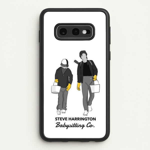 Steve Harrington Babysitting Co  - Stranger Things Phone Case for Galaxy S10e
