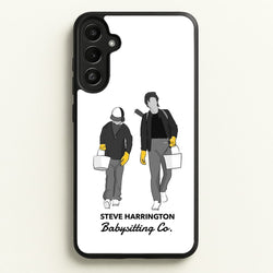 Steve Harrington Babysitting Co  - Stranger Things Phone Case for Galaxy A34