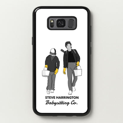 Steve Harrington Babysitting Co  - Stranger Things Phone Case for Galaxy S8 Plus