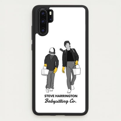 Steve Harrington Babysitting Co  - Stranger Things Phone Case for Huawei P30 Pro