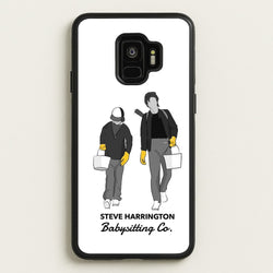 Steve Harrington Babysitting Co  - Stranger Things Phone Case for Galaxy S9