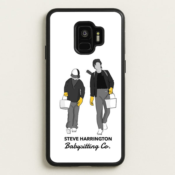 Steve Harrington Babysitting Co  - Stranger Things Phone Case for Galaxy S9