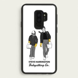 Steve Harrington Babysitting Co  - Stranger Things Phone Case for Galaxy S9 Plus