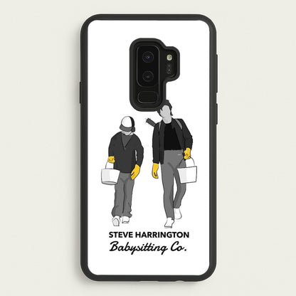 Steve Harrington Babysitting Co  - Stranger Things Phone Case for Galaxy S9 Plus