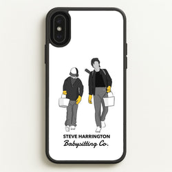 Steve Harrington Babysitting Co  - Stranger Things Phone Case for iPhone XS Max