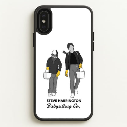 Steve Harrington Babysitting Co  - Stranger Things Phone Case for iPhone XS Max