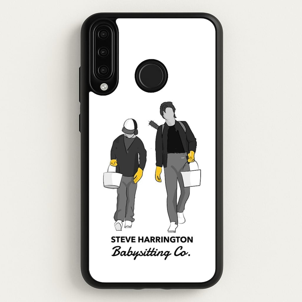 Steve Harrington Babysitting Co  - Stranger Things Phone Case for Huawei P30 Lite