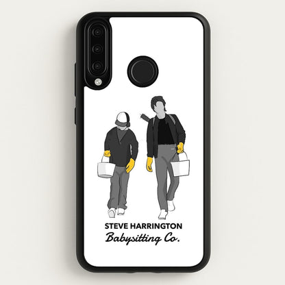 Steve Harrington Babysitting Co  - Stranger Things Phone Case for Huawei P30 Lite