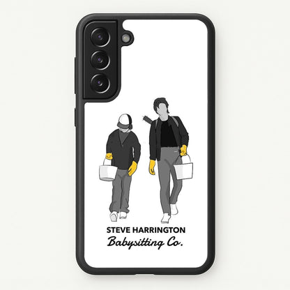 Steve Harrington Babysitting Co  - Stranger Things Phone Case for Galaxy S21 Plus