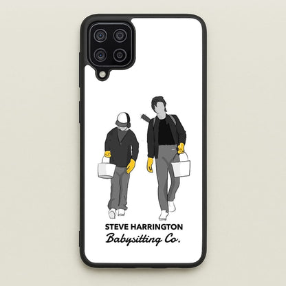 Steve Harrington Babysitting Co  - Stranger Things Phone Case for Galaxy A12
