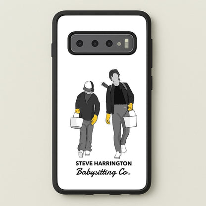 Steve Harrington Babysitting Co  - Stranger Things Phone Case for Galaxy S10