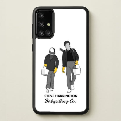 Steve Harrington Babysitting Co  - Stranger Things Phone Case for Galaxy A71
