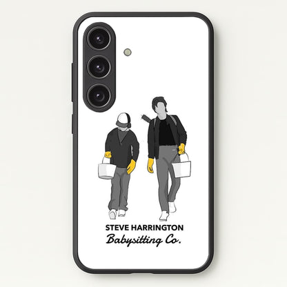 Steve Harrington Babysitting Co  - Stranger Things Phone Case for Galaxy S25