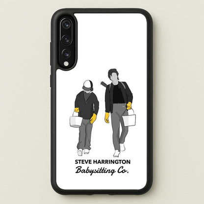 Steve Harrington Babysitting Co  - Stranger Things Phone Case for Huawei P20 Pro
