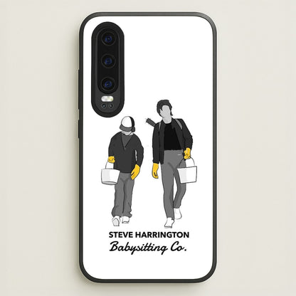 Steve Harrington Babysitting Co  - Stranger Things Phone Case for Huawei P30
