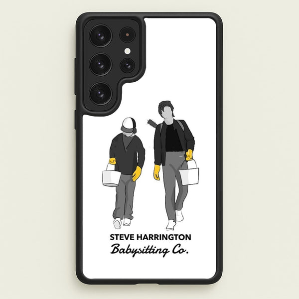 Steve Harrington Babysitting Co  - Stranger Things Phone Case for Galaxy S23 Ultra